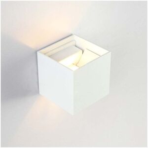 Edit Lighting Edit Eros Integrated Warm White LED Up & Down Wall Light in White Finish - Edit Lighting Edit Eros Integrated Warm White LED Up & Down Wall Light in White Finish -