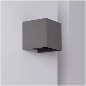 Edit Lighting Edit Eros Warm White LED Outdoor Up & Down Wall Light in Grey Finish - Edit Lighting Edit Eros Warm White LED Outdoor Up & Down Wall Light in Grey Finish -
