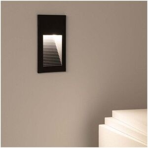 Edit Lighting Edit Goethe Warm White LED Recessed IP65 Outdoor Wall Light In Black Finish - Edit Lighting Edit Goethe Warm White LED Recessed IP65 Outdoor Wall Light In Black Finish -