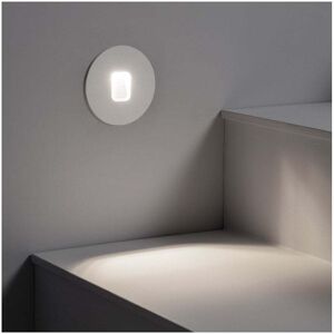 Edit Lighting Edit Grasset Outdoor Recessed Wall Light in White Finish With Daylight White LED - Edit Lighting Edit Grasset Outdoor Recessed Wall Light in White Finish With Daylight White LED -