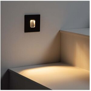 Edit Lighting Edit Grasset Outdoor Square Recessed Wall Light in Black Finish With Warm White LED - Edit Lighting Edit Grasset Outdoor Square Recessed Wall Light in Black Finish With Warm White LED -