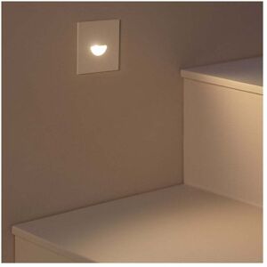 Edit Lighting Edit Guell Square Aluminium 2W Warm White LED Wall Spotlight IP65 In White Finish - Edit Lighting Edit Guell Square Aluminium 2W Warm White LED Wall Spotlight IP65 In White Finish -