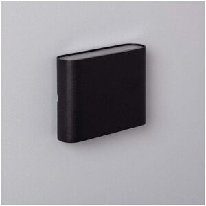 Edit Lighting Edit Luming 6W Square Warm White LED Outdoor Up & Down Wall Light in Black Finish - Edit Lighting Edit Luming 6W Square Warm White LED Outdoor Up & Down Wall Light in Black Finish -