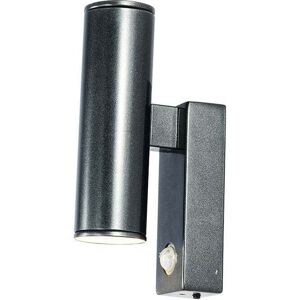 Edit Lighting Edit Pimlico Outdoor Up & Down Wall Light with PIR Sensor In Anthracite Finish - Edit Lighting Edit Pimlico Outdoor Up & Down Wall Light with PIR Sensor In Anthracite Finish -