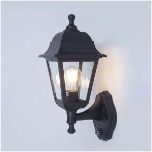 Edit Lighting Edit Sennen Coastal Single Light Outdoor Wall Lantern In Black Finish With Dusk to Dawn Sensor - Edit Lighting Edit Sennen Coastal Single Light Outdoor Wall Lantern In Black Finish With Dusk to Dawn Sensor -