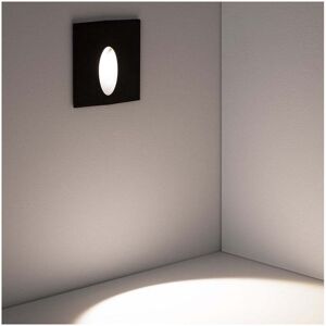 Edit Lighting Edit Wabi 3W Square Aluminium Daylight LED Recessed Outdoor Wall Light In Black Finish - Edit Lighting Edit Wabi 3W Square Aluminium Daylight LED Recessed Outdoor Wall Light In Black Finish -