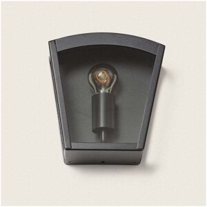 Edit Lighting Zinnia Half Lantern Outdoor Wall Light In Black Finish - Edit Lighting Zinnia Half Lantern Outdoor Wall Light In Black Finish -