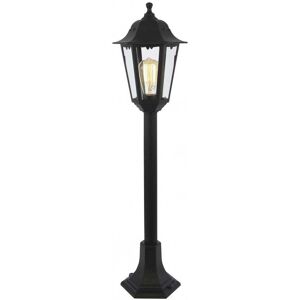 Forum Lighting CZ-25148-BLK Coast Collection Bianca Single Light Post Light in Black - Black/Clear Forum Lighting CZ-25148-BLK Coast Collection Bianca Single Light Post Light in Black - Black/Clear