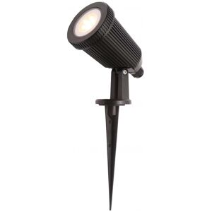 Forum Lighting CZ-31806-BLK Wells Single Light LED Coastal Outdoor Ground Spike Light In Black Finish - Forum Lighting CZ-31806-BLK Wells Single Light LED Coastal Outdoor Ground Spike Light In Black Finish -