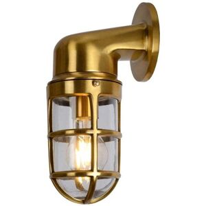 Lucide Dudley Outdoor Wall Light - Matt Gold and Brass - Lucide Dudley Outdoor Wall Light - Matt Gold and Brass -