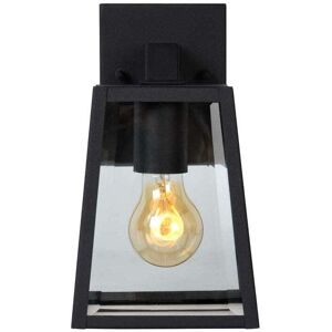 Lucide Matslot Single Light Outdoor Hanging Wall Lantern In Black Finish - Lucide Matslot Single Light Outdoor Hanging Wall Lantern In Black Finish -