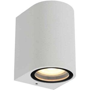 Lucide Zaro Curved Outdoor Wall Light - White - Lucide Zaro Curved Outdoor Wall Light - White -