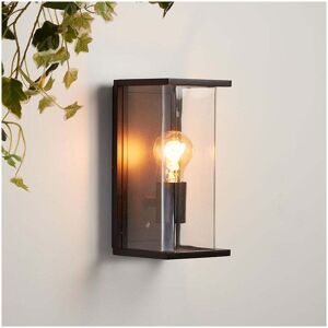 Searchlight Lighting Ashby Single Light Half Lantern Outdoor Wall Fitting In Black Finish - Searchlight Lighting Ashby Single Light Half Lantern Outdoor Wall Fitting In Black Finish -