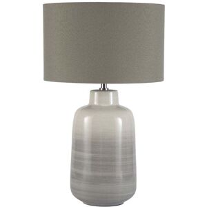BHS Lighting Cherry Ombre Single Light Grey Ceramic Table Lamp - Table Lamp BHS Lighting Cherry Ombre Single Light Grey Ceramic Table Lamp - Table Lamp