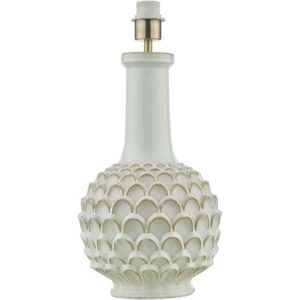 Dar Lighting Dar Edlyn Ceramic Table Lamp Base Only In White Finish - White Dar Lighting Dar Edlyn Ceramic Table Lamp Base Only In White Finish - White
