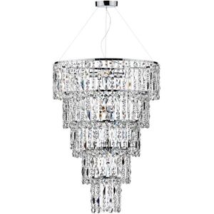Dar Lighting Dar Escala 6 Light Tiered Ceiling Pendant - Ceiling Pendant Dar Lighting Dar Escala 6 Light Tiered Ceiling Pendant - Ceiling Pendant