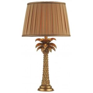 Dar Lighting Dar Palm Single Light Hand Cast Resin Table Lamp base Only in Gold Finish - Gold Dar Lighting Dar Palm Single Light Hand Cast Resin Table Lamp base Only in Gold Finish - Gold