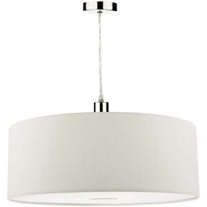 Dar Lighting Dar Ronda Easy Fit 60cm Pendant Shade In White Finish - Dar Lighting Dar Ronda Easy Fit 60cm Pendant Shade In White Finish -