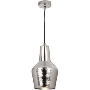 Dar Lighting Dar Runa Single Light Ceiling Pendant in Nickel Finish - Dar Lighting Dar Runa Single Light Ceiling Pendant in Nickel Finish -