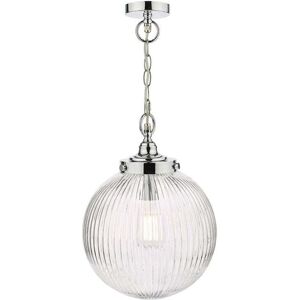 Dar Lighting Dar Tamara Single Light Bathroom Ceiling Pendant In Polished Chrome With Clear Glass - Dar Lighting Dar Tamara Single Light Bathroom Ceiling Pendant In Polished Chrome With Clear Glass -