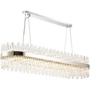 Discovery Lighting Detroit 1500 Glass Bar Ceiling Pendant Light - Polished Nickel with Clear Glass - Discovery Lighting Detroit 1500 Glass Bar Ceiling Pendant Light - Polished Nickel with Clear Glass -