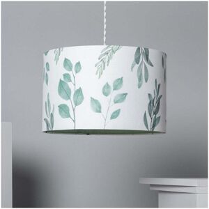 Edit Lighting Edit Aurora Single Light Ceiling Pendant In White & Green Finish - Edit Lighting Edit Aurora Single Light Ceiling Pendant In White & Green Finish -
