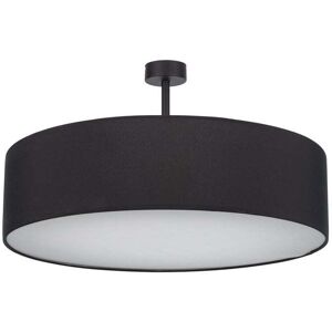 Edit Lighting Edit Basic 4 Light 60cm Semi-Flush Ceiling Fitting In Black Finish - Edit Lighting Edit Basic 4 Light 60cm Semi-Flush Ceiling Fitting In Black Finish -