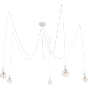 Nowodvorski White Spider 5-Light Ceiling Pendant - Modern Lighting Nowodvorski White Spider 5-Light Ceiling Pendant - Modern Lighting