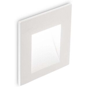 Ideal Lux LED Outdoor Square Recessed Wall Light - White - 3000K - Wall Light Ideal Lux LED Outdoor Square Recessed Wall Light - White - 3000K - Wall Light
