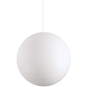 Ideal Lux CARTA Indoor Globe Ceiling Pendant Lamp - E27, White, Adjustable Height Ideal Lux CARTA Indoor Globe Ceiling Pendant Lamp - E27, White, Adjustable Height