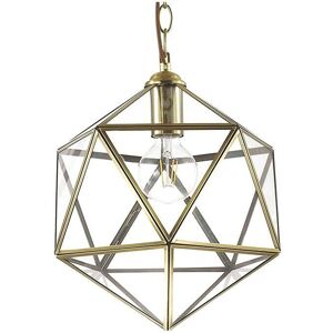 Ideal Lux Deca Single light Small Ceiling Pendant in Antique Brass Finish - Ideal Lux Deca Single light Small Ceiling Pendant in Antique Brass Finish -