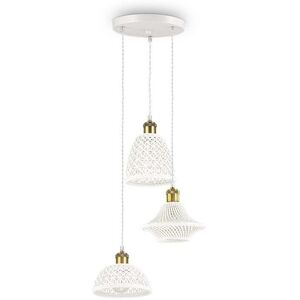 Ideal Lux Lugano 3 Light Pendant - Ceiling Light Ideal Lux Lugano 3 Light Pendant - Ceiling Light