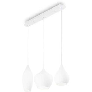 Ideal Lux Soft 3-Light Ceiling Pendant - Ceiling Pendant Light Ideal Lux Soft 3-Light Ceiling Pendant - Ceiling Pendant Light