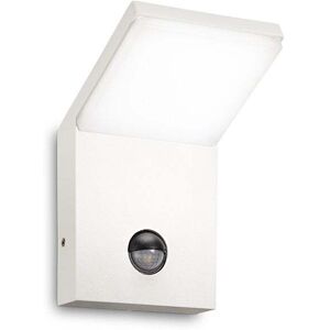 Ideal Lux White LED Wall Light - PIR Motion Sensor - Outdoor IP54 Ideal Lux White LED Wall Light - PIR Motion Sensor - Outdoor IP54