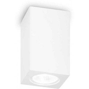 Ideal Lux Tower Single Light Square Flush Ceiling Fitting - Ceiling Light Ideal Lux Tower Single Light Square Flush Ceiling Fitting - Ceiling Light