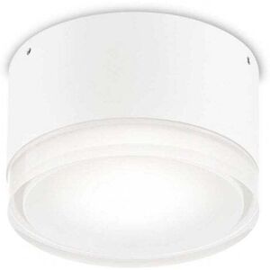 Ideal Lux Urano - 1 Light Flush Ceiling Light White - Ceiling Light Ideal Lux Urano - 1 Light Flush Ceiling Light White - Ceiling Light