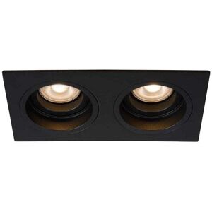 Lucide 2 Light Embed Deep Recessed Round Adjustable Downlight In Black Finish - Lucide 2 Light Embed Deep Recessed Round Adjustable Downlight In Black Finish -