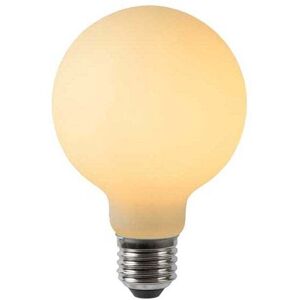 Lucide 5W Very Warm White Dimmable LED Opal Decorative Filament 80mm Globe Bulb - Lucide 5W Very Warm White Dimmable LED Opal Decorative Filament 80mm Globe Bulb -