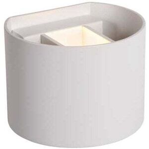 Lucide Axi Curve Bathroom LED Up & Down Wall Light - White - Lucide Axi Curve Bathroom LED Up & Down Wall Light - White -