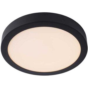 Lucide Brice 30W LED Flush Bathroom Ceiling Fitting In Black Finish - Lucide Brice 30W LED Flush Bathroom Ceiling Fitting In Black Finish -