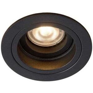 Lucide Embed Single Light Deep Recessed Round Adjustable Downlight In Black Finish - Lucide Embed Single Light Deep Recessed Round Adjustable Downlight In Black Finish -