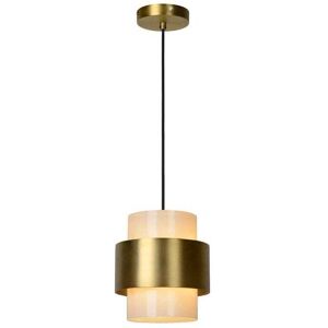Lucide Firmin Single Light Ceiling Pendant In Matt Gold Finish - Lucide Firmin Single Light Ceiling Pendant In Matt Gold Finish -
