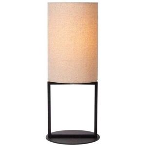 Lucide Herman Cream Table Lamp - 20cm - E27 - Modern Lighting Lucide Herman Cream Table Lamp - 20cm - E27 - Modern Lighting