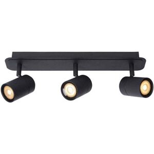 Lucide Lennert 3 Light Bathroom Ceiling Spotlight Plate In Black Finish - Lucide Lennert 3 Light Bathroom Ceiling Spotlight Plate In Black Finish -