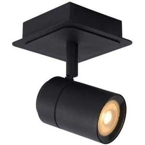Lucide Lennert Single Light Bathroom Spotlight Plate In Black Finish - Lucide Lennert Single Light Bathroom Spotlight Plate In Black Finish -