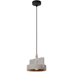 Lucide Ninja Single Light Ceiling Pendant - Grey - Lucide Ninja Single Light Ceiling Pendant - Grey -