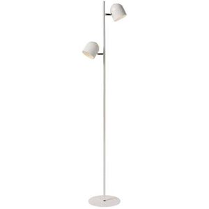 Lucide Skanska 2 Light LED Floor Lamp In White Finish - Lucide Skanska 2 Light LED Floor Lamp In White Finish -