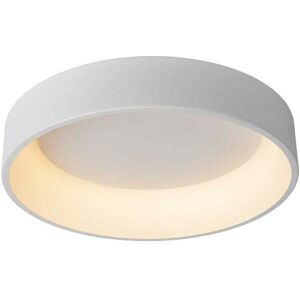 Lucide Talowe 60 Halo LED Flush Ceiling Fitting In White Finish - Lucide Talowe 60 Halo LED Flush Ceiling Fitting In White Finish -