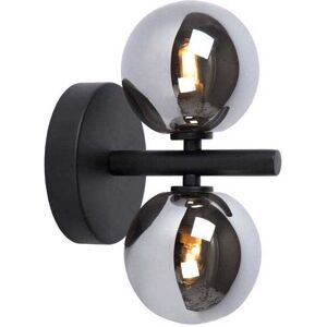 Lucide Tycho 2 Light Wall Fitting In Black Finish - Lucide Tycho 2 Light Wall Fitting In Black Finish -