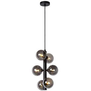 Lucide Tycho 6 Light Ceiling Pendant In Black Finish - Lucide Tycho 6 Light Ceiling Pendant In Black Finish -